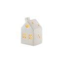 Porsgrunds Porselænsfabrik Mini Hus Porselen Led Lys 3pk