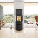 Termatech TT23RHT Svart Vedovn Med Sideglass