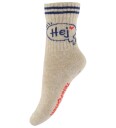 MP x Barnevilkår Sokker - 2-pack - Beige Melert m. Hallo - MP - 22/24 - Sokker Marineblå