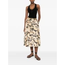 Elisabetta Franchi Dame Skjørt Beige M,