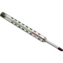Erik Færgemann 200 mm Termometerglass Rødt for Hydraulikk -10 til +120°C