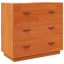 Skjenk voksbrun 80x40x75 cm heltre furu 8721012362512