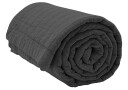 byNORD Magnhild polstret sengeteppe 160x280 cm Coal