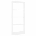 vidaXL Innendørsdør med glass "ORKDAL" Hvit 93x202x4 cm