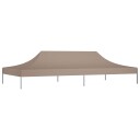vidaXL Teltduk for festtelt 6x3 m gråbrun 270 g/m²