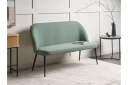 Osbyn Sofa 2 seter   Svart/Grønn