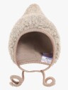 HUTTEliHUT Baby Hjelmlue Ullteddy Camel Melange 48