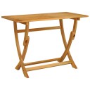 vidaXL Sydney Rektangulært Bord Brun 110 x 55 x 75 cm Solid akasietre