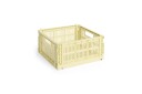 Hay Colour Crate Medium Square Oppbevaring Light Yellow