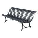 Fermob Louisiane sofa 200 cm Anthracite