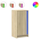  Skjenk med LED sonoma eik 42,5x34x85 cm konstruert tre 8721102967054