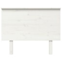 vidaXL Sengegavl hvit 104x6x82,5 cm heltre furu