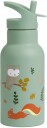 A Little Lovely Company Vannflaske Skogsvenner 350 ml Grønn
