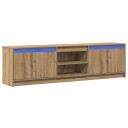  TV skap Brun 182 x 34 x 50 cm Konstruert tre