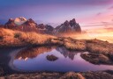 Reflected Mountain Sunset Plakat / 50x70