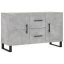 vidaXL Skjenk betonggrå 100x36x60 cm konstruert tre