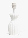 Alice &  Fox Curve Lampefot Chalk White