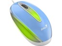 Genius Mouse Genius Dx-Mini Mouse, 1000Dpi, Optisk, 3-Klasses, Kablet Usb, Blå, Klassisk, Rgb-Bakgrunnsbelysning