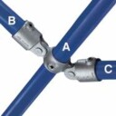 3/4" dobbel svingbar KEE-KLEMME
