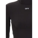 Off White Dame Topper Svart S,