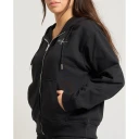 Calvin Klein Jeans Monologo French Terry Fz Bf Hood - Black - S
