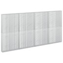 vidaXL Gabion med 5 mm tråd og 5x2,5 cm nett 400x20x200 cm