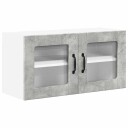  Kjøkkenskap Betonggrå 80 x 31 x 40 cm Konstruert tre
