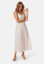BUBBLEROOM Bustier Strap Dress Pink/Patterned 46