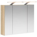  Baderomsspeilskap Sonoma eik 60 x 14,5 x 50 cm Konstruert tre