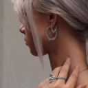 Sistie 2Nd Xenia x Sistie 2nd Medium Earrings Forgylt Rustfritt stål 