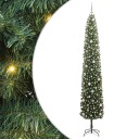  Kunstig juletre med 300 LED grønn 270 cm PVC og stål og plast