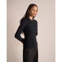 Ines de la Fressange Paris Dame Strikkevarer Svart XL,