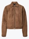 Y.A.S Salera Long Sleeve Suede Jacket Brun 40