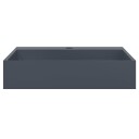 Servant 50x38x11 cm mineralstøpt/marmorstøpt antrasitt
