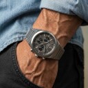Seiko Quartz Chronograph Steel 40mm Grey Dial