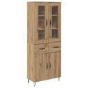  Høyskap med skuff Artisan Eik 69,5 x 34 x 180 cm Konstruert tre