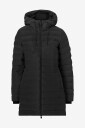 Rains   Jakke Lohja Long Puffer Curve Jacket W3t3   Svart