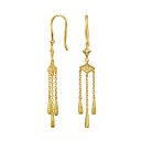 Maanesten Trio Earrings Sølv farge 28 mm