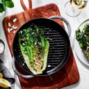 Staub Pure grillpanne i støpejern 26 cm grafittgrå