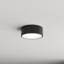 TEMAR LIGHTING Cleo 200 taklampe svart sensor IP54 Ø 20 cm metall