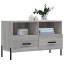 vidaXL TV-benk grå sonoma 80x36x50 cm konstruert tre