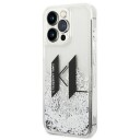Karl Lagerfeld Hardcase til iPhone 14 6.1" med Liquid Glitter - Sort