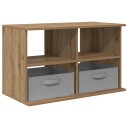  TV stativ med skuff Artisan Eik 79 x 40 x 48 cm