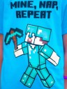 Minecraft Pysjamas - 116 / 6 år - Barn - Gutt/Jente - 100% bomull