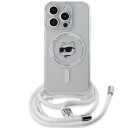 Karl Lagerfeld MagSafe Mobildeksel i Gjennomsiktig Choupette Head for iPhone 14 Pro