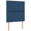  LED Hodegavl Diamantblokker Design Blå 80 cm Stoff