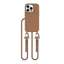 Tech Protect MagNecklace MagSafe Case for iPhone 15 Pro Brown