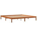 vidaXL Sengeramme brun 180x200 cm heltre furu 8721012406858