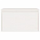 vidaXL Veggskap hvit 60x30x35 cm heltre furu