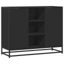  Skjenk svart 92x35x76 cm konstruert tre 8721102840739